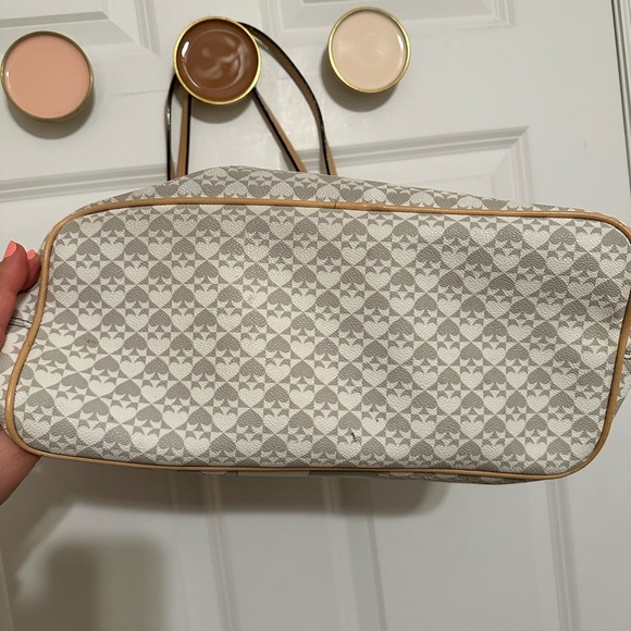 Kate Spade Margareta Gray/White Penn Tote Bag - Picture 11 of 16